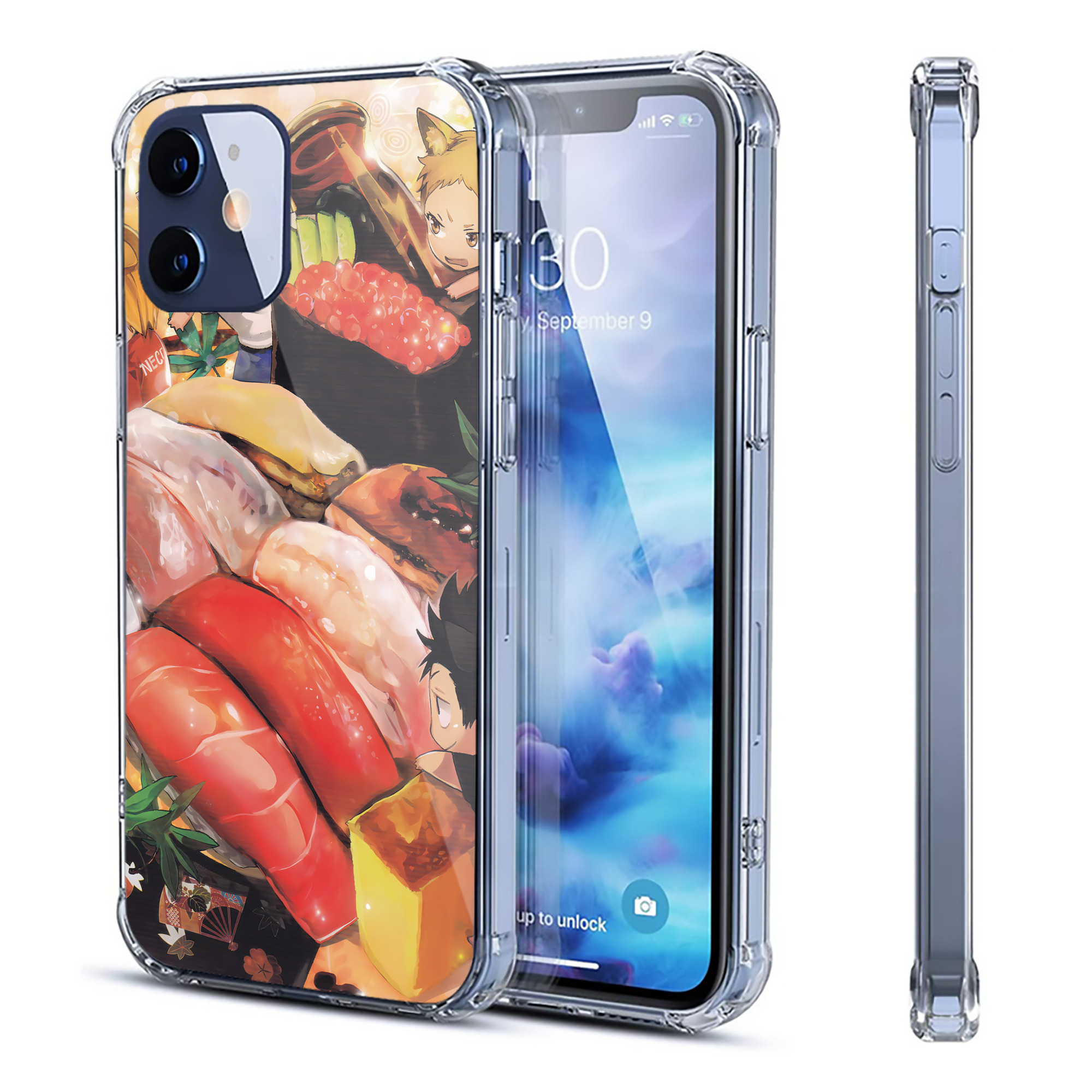（画像用） ハイキュー!! Haikyu!! 【iPhone 12シリーズ対応】透明スマホケース（クリアソフトケース）